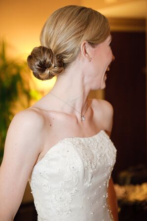 Low Bun Bridal Hairstyle