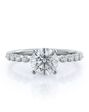 With Clarity Elegant Princess, Asscher, Emerald, Marquise, Radiant, Round, Oval Cut Engagement Ring - thumbnail - 1