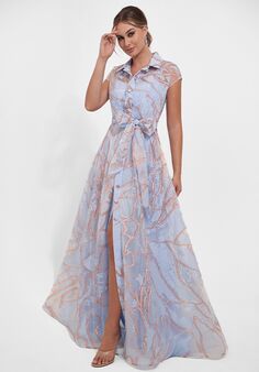 Jade Couture Mother of the Bride by Jasmine K278018 Blue Mother Of The Bride Dress