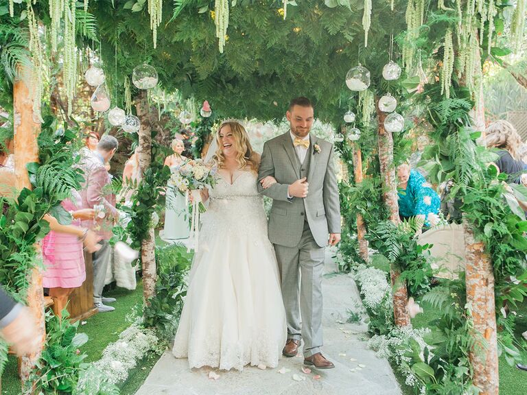 Fairytale-inspired wedding dress