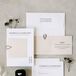 Classic and Elegant Neutral Wedding Invitation Suite, Minimalistic