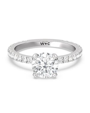 With Clarity Classic Princess, Asscher, Cushion, Emerald, Marquise, Pear, Radiant, Round, Oval Cut Engagement Ring
