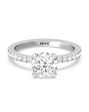 With Clarity Classic Princess, Asscher, Cushion, Emerald, Marquise, Pear, Radiant, Round, Oval Cut Engagement Ring - thumbnail - 1