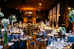 A Chic Rustic Silver and Ivory Reception
