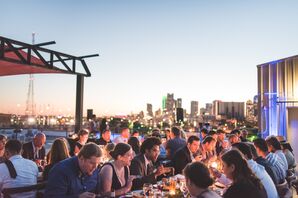 Rooftop Reception at the Mitchell Lofts in Dallas, Texas