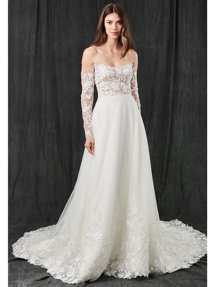 Kelly Faetanini tulle and beaded lace ball gown