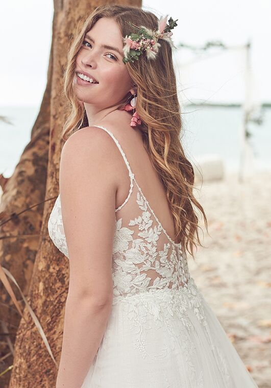 Rebecca Ingram FANTASIA Sheath Wedding Dress - 2