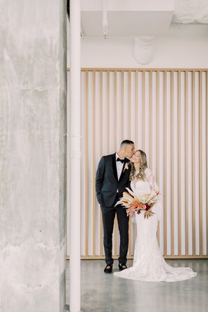 Bride and Groom Portraits at Wave Resort in Long Branch, New Jersey