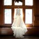 White Strapless Enzoani Wedding Dress