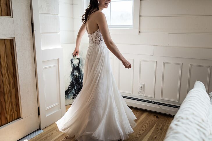 Lace and Organza Mira Zwillinger Dress