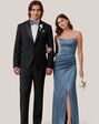 Birdy Grey Suits Spencer Tuxedo Pants in Black Black Tuxedo - thumbnail - 2
