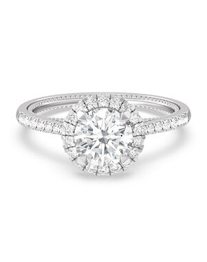With Clarity Glamorous Princess, Pear, Round Cut Engagement Ring