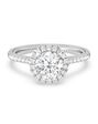 With Clarity Glamorous Princess, Pear, Round Cut Engagement Ring - thumbnail - 1