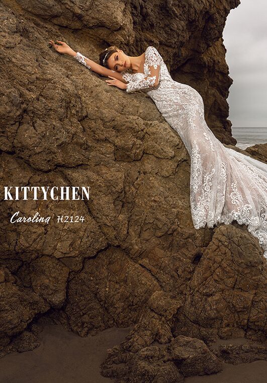 KITTYCHEN CAROLINA, H2124 Fit-and-Flare Wedding Dress - 3