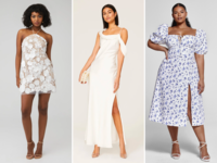 Three rental dresses for your prewedding events