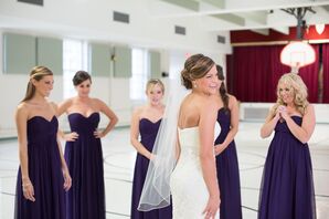 Modern Trousseau Strapless Wedding Dress