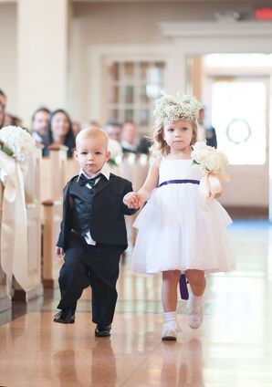 Flower Girl Baby's Breath Flower Crown