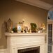 Romantic Candle Fireplace Decor