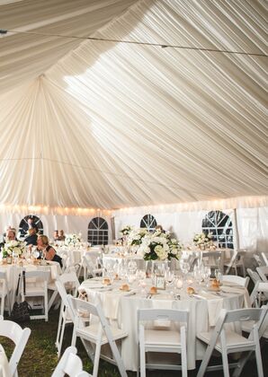 A Tented Backyard Reception