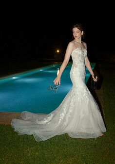 Adore by Justin Alexander Sawyer Trumpet Wedding Dress