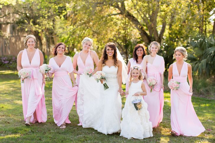 simons bridesmaid dresses A-Line Pleated Chiffon Long Bridesmaid Dress in Dove Gray, Dove Gray / 18 main image 0