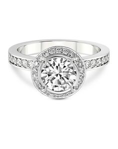 Friendly Diamonds Glamorous Round, Oval Cut Engagement Ring