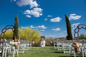 Outdoor Wedding Ceremony at FireRock Country Club