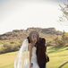 Bride and Groom with Dog at Arizona Wedding