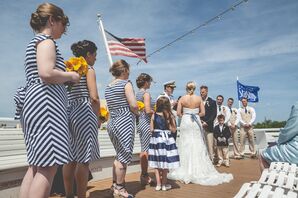Tampa, Florida, Yacht Wedding Ceremony