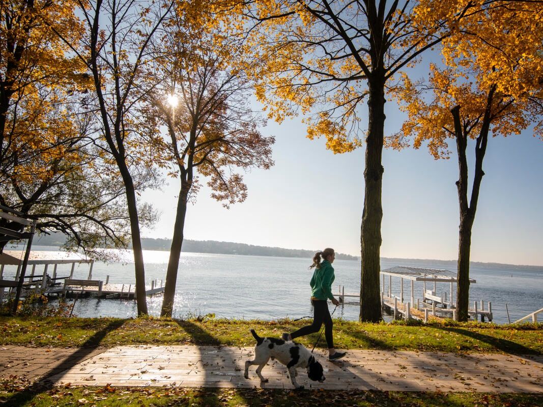 Picture of Lake Geneva Shore Path