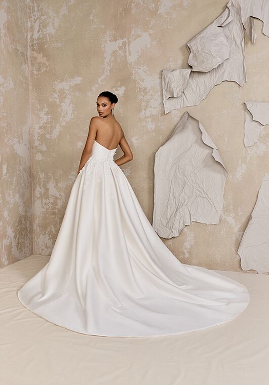 Justin Alexander Signature Dickinson Fit-and-Flare Wedding Dress - 2