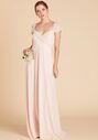 Birdy Grey Spence Convertible Dress in Pale Blush V-Neck Bridesmaid Dress - thumbnail - 1