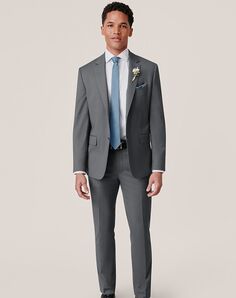 Birdy Grey Suits Taylor Suit in Charcoal Gray Tuxedo