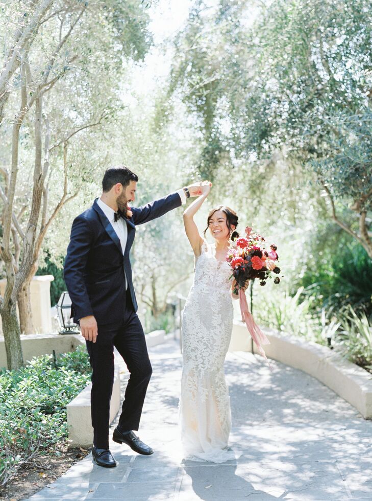 Bride and Groom Wedding Portrait at Rancho Bernardo Inn in San Diego, California