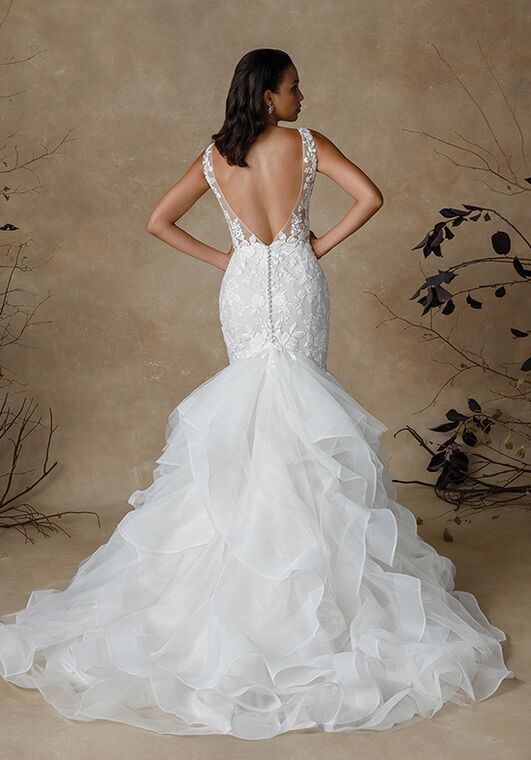 Justin Alexander Gracelyn A-Line Wedding Dress - 3