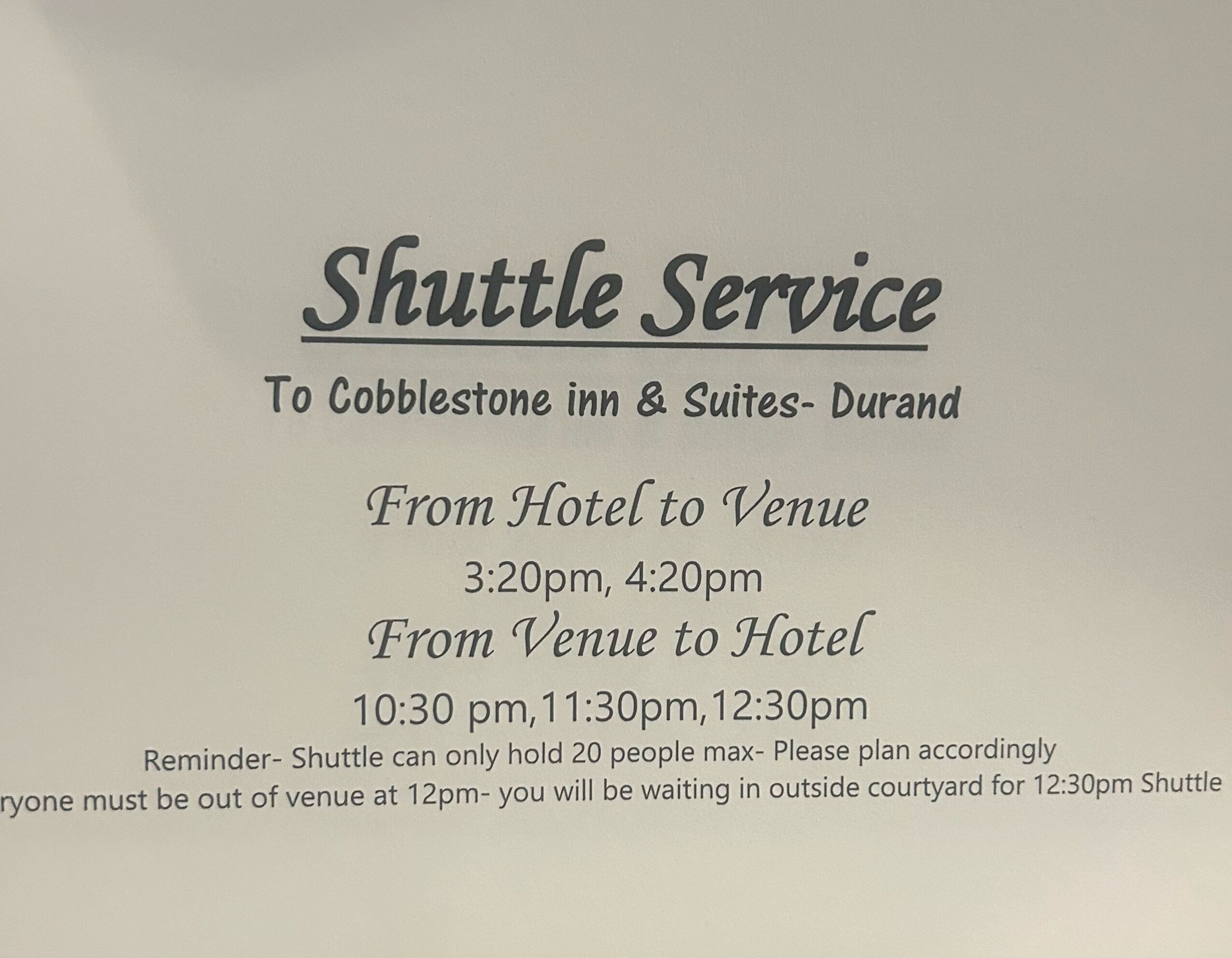 Picture of Cobblestone Inn & Suites - Durand- bus will transport to and from