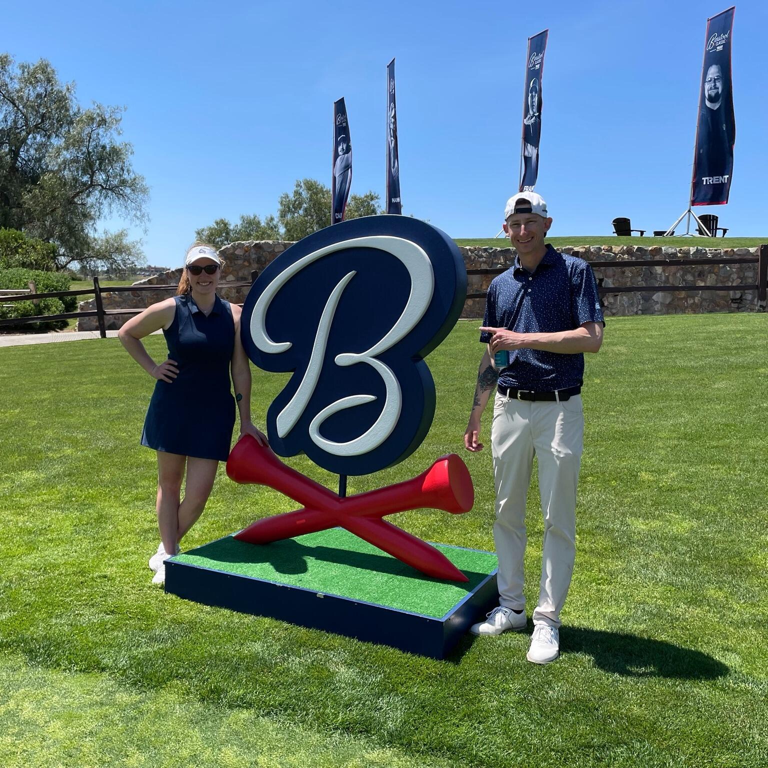 Lots of birdies were made! They took their first big golf trip together for the Barstool Classic at Maderas Golf Club. 