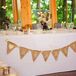 Rustic DIY Mr. and Mrs. Pennant Flag