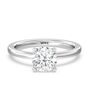 With Clarity Classic Princess, Cushion, Emerald, Pear, Radiant, Round, Oval Cut Engagement Ring - thumbnail - 1
