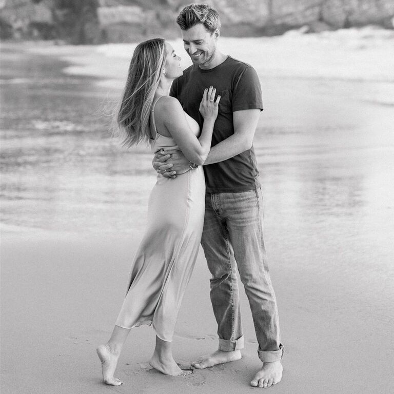 Lauren Conrad and Willliam Tell on beach