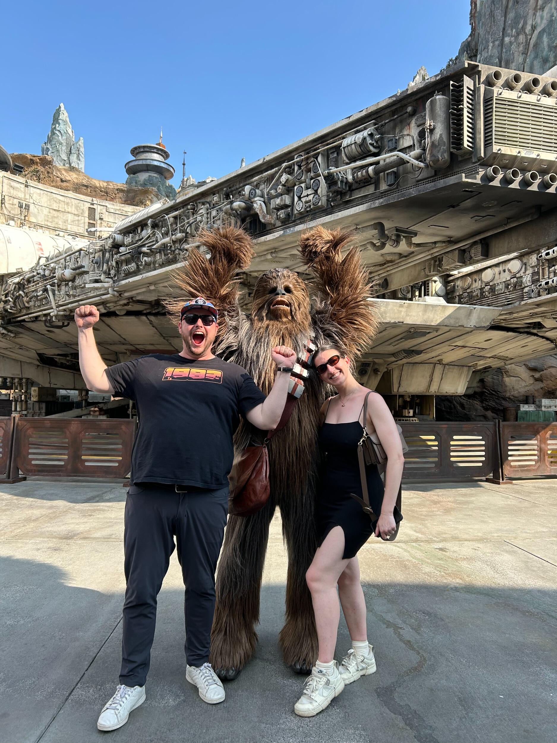 WE SAW CHEWBACCA!