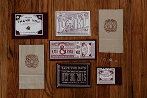 Alternative, Graphic Stationery Suite with Custom Illustrations