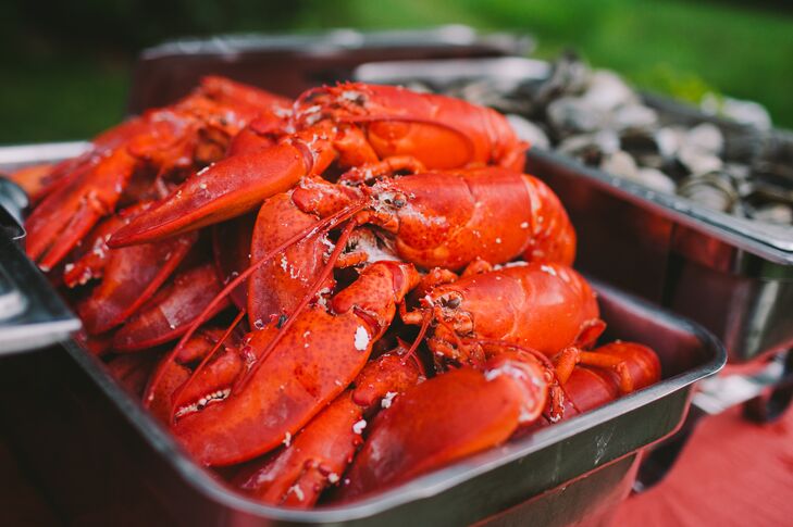 Lobster Wedding Menu