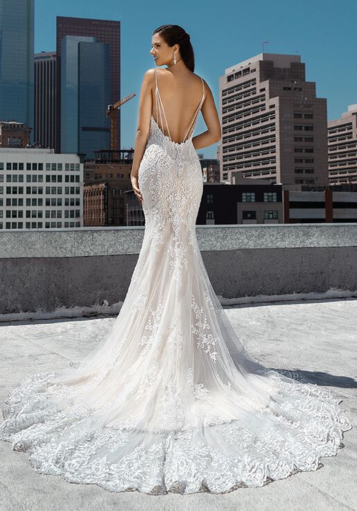 KITTYCHEN Couture ATHENA, K1831 Sheath Wedding Dress - 2