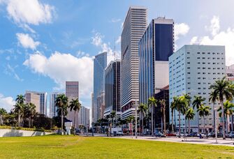 Downtown Miami, Florida.