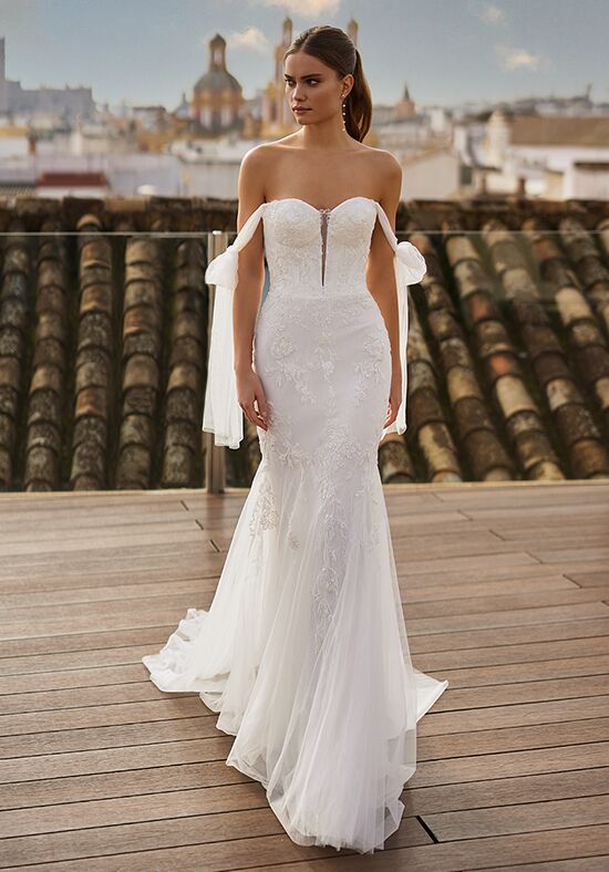 Moonlight Tango T108 Mermaid and Trumpet Wedding Dress - 1