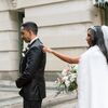 An Epic Charcuterie Display Wowed at This Couple's Vintage-Glam Elopement at the Anderson House in DC
