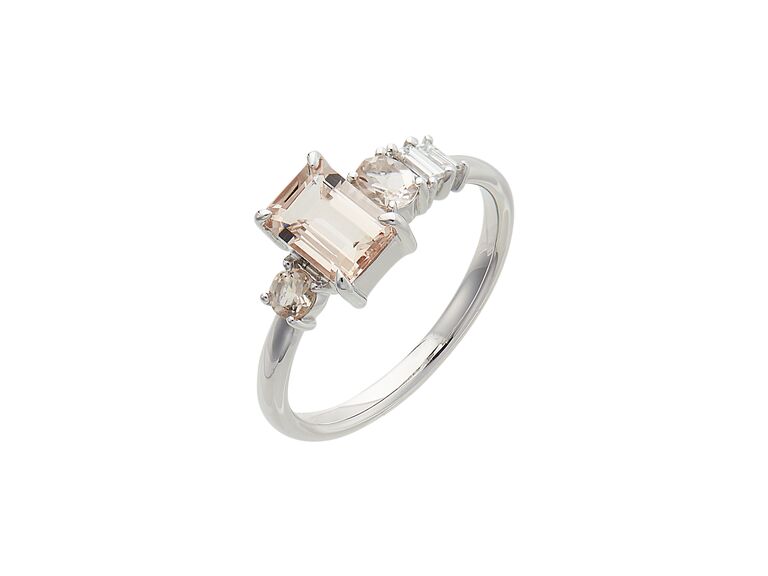 Mejuri linear cluster ring