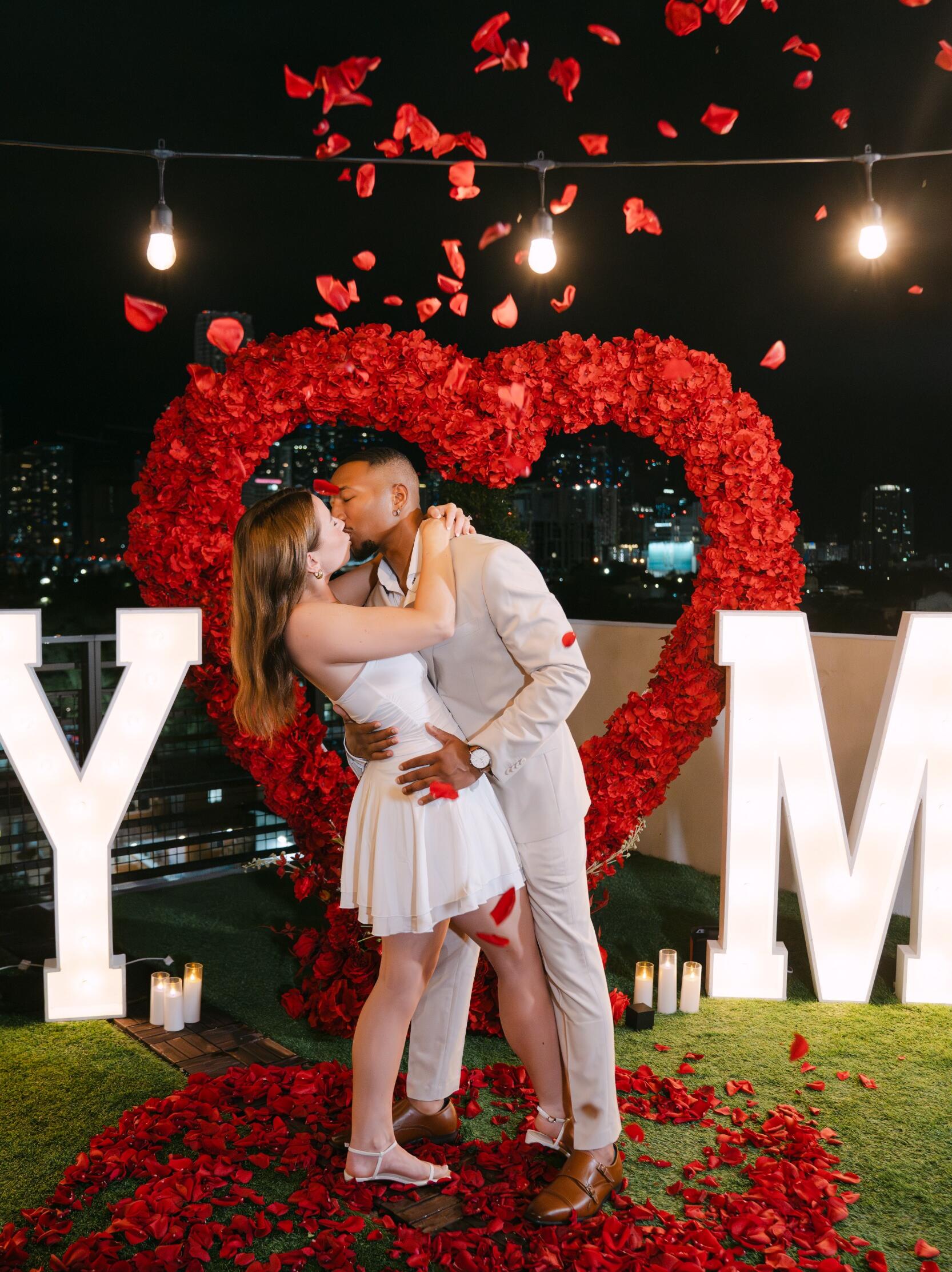 Picture of Dru pops the question
