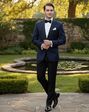 BLACKTIE VERMONT Midnight Blue Wedding Tuxedo Blue Tuxedo - thumbnail - 2